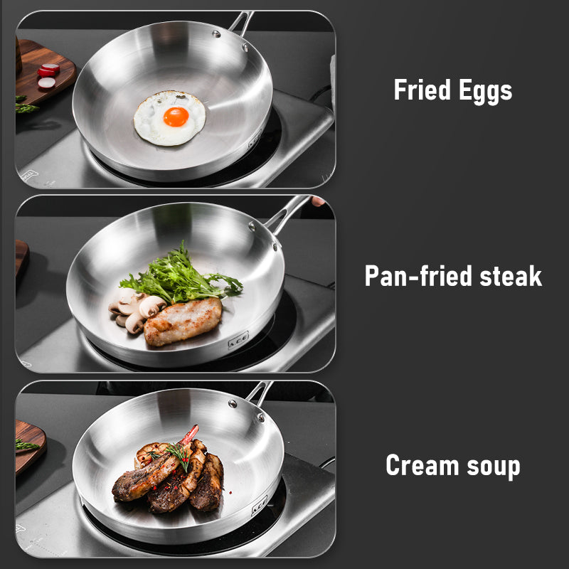AP-Q Five Layer Steel Frying Pan