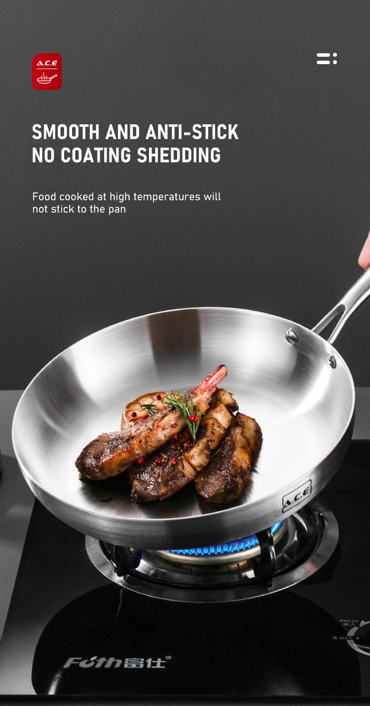 AP-Q Five Layer Steel Frying Pan