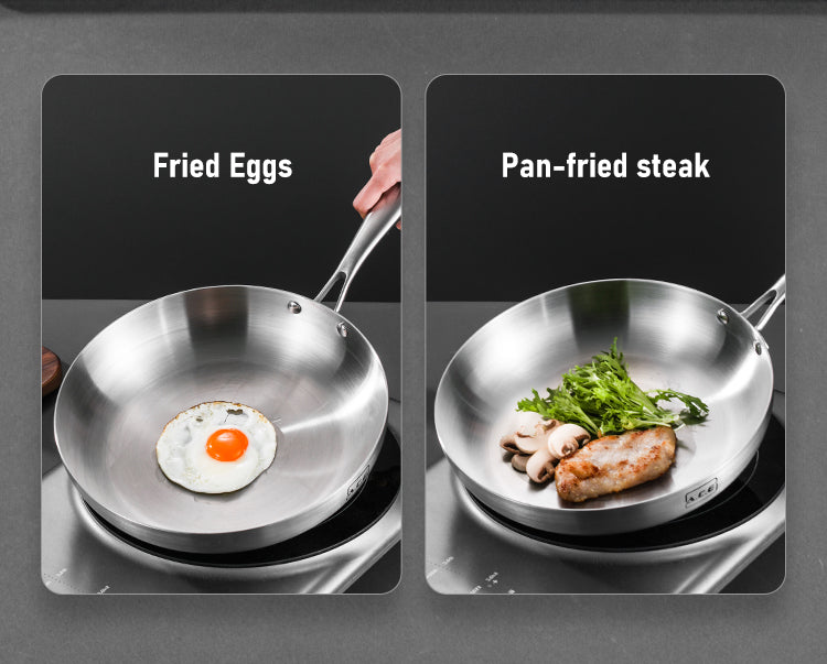 AP-Q Five Layer Steel Frying Pan