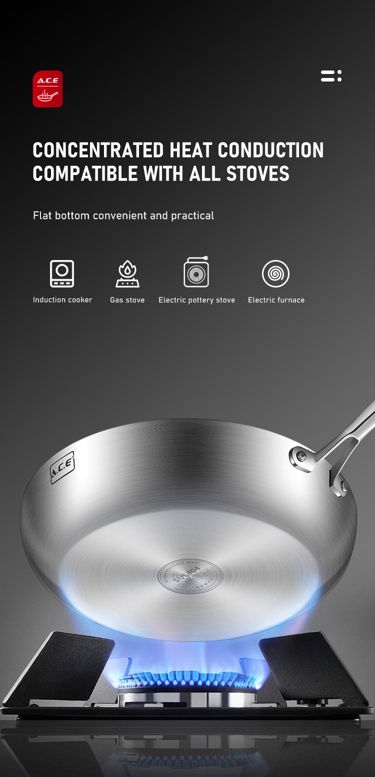 AP-Q Five Layer Steel Frying Pan