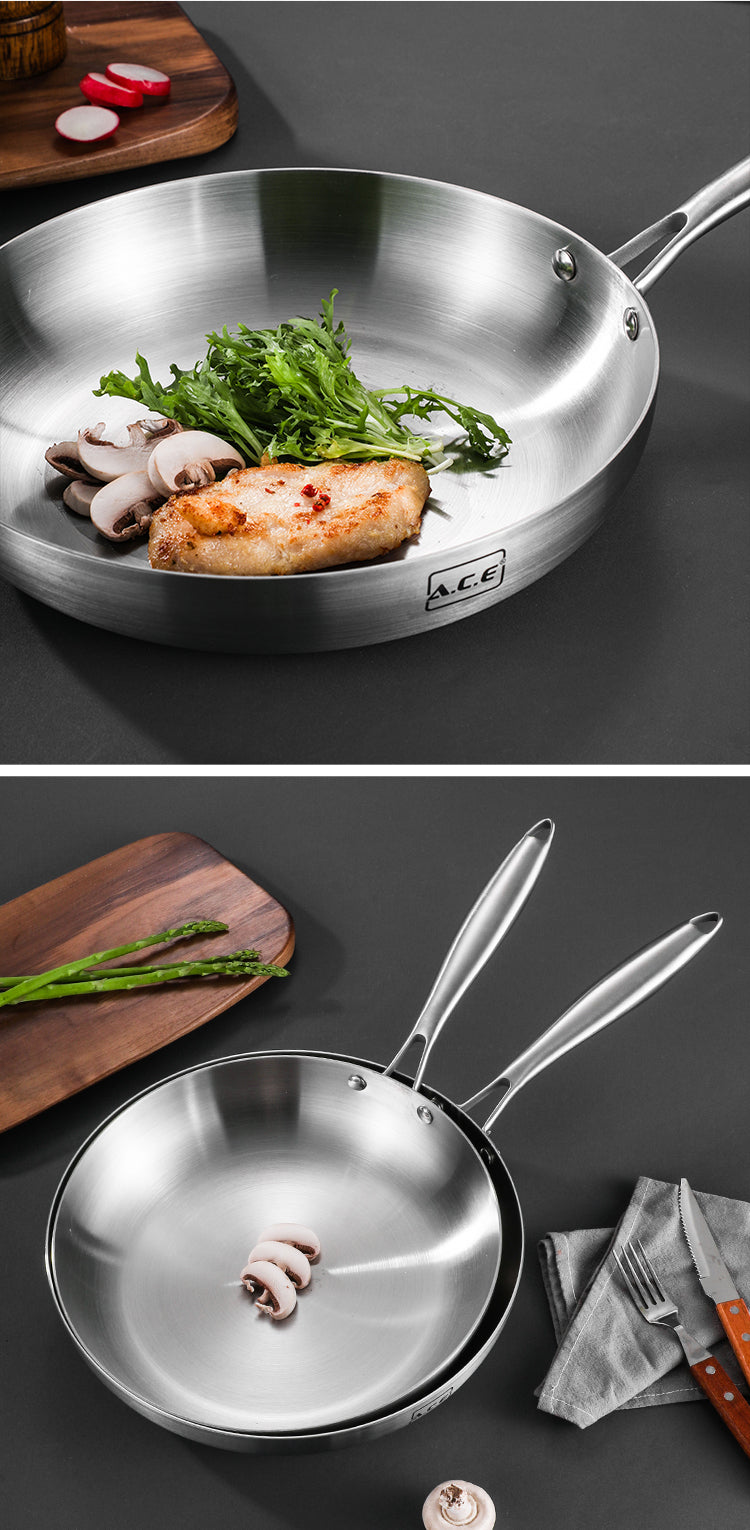 AP-Q Five Layer Steel Frying Pan