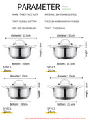 AS-S22 Superior-Serie Einzeltopf 22 cm.